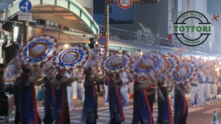 しゃんしゃん祭り　傘踊り　鳥取市のお祭り